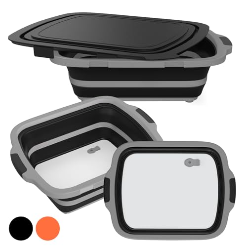 2-pack Xl Collapsible Bbq Prep Tub Camping Food Container Best Camping Food Containers